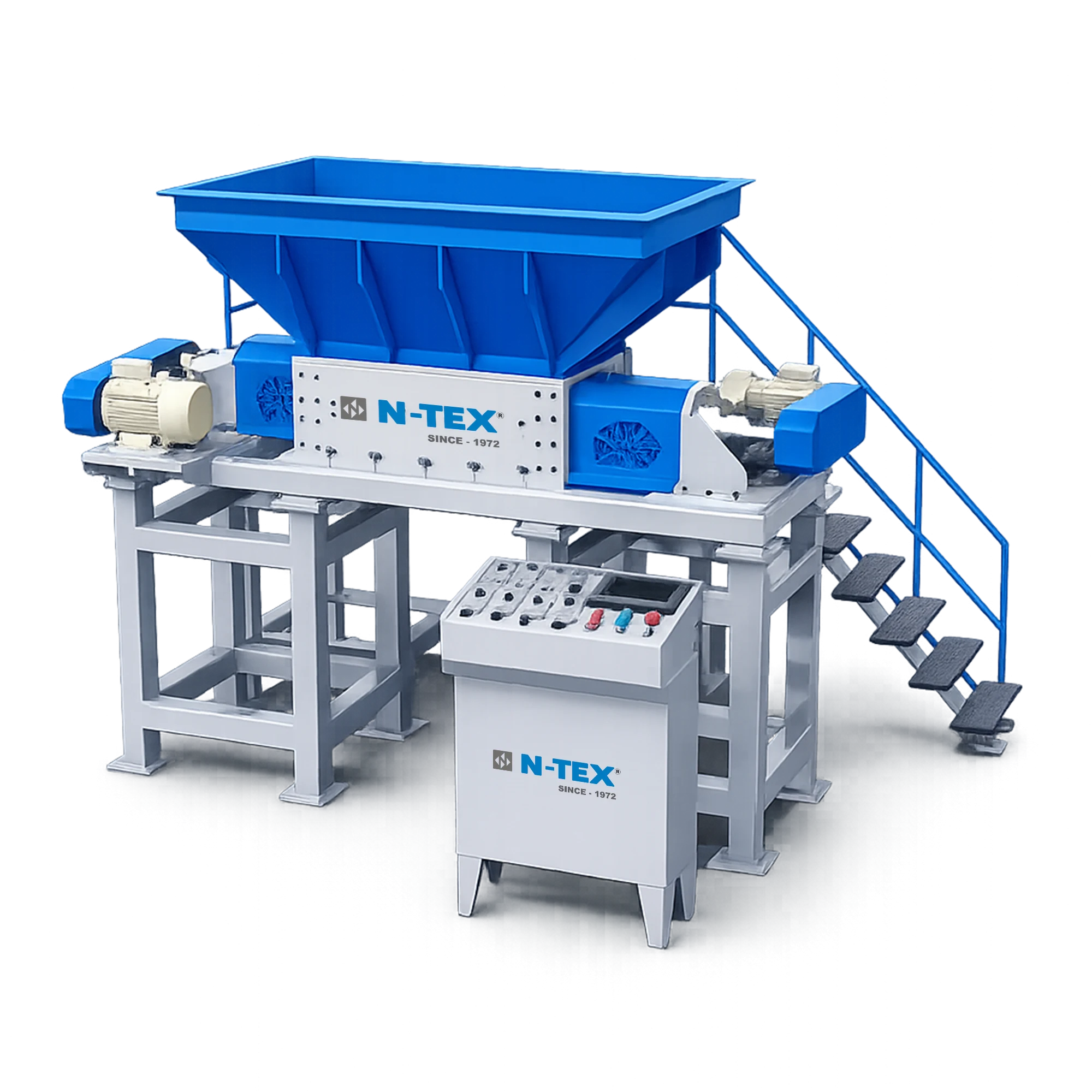 Industrial Double Shaft Shredder Machine